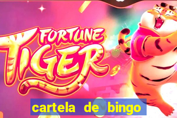 cartela de bingo cha de panela